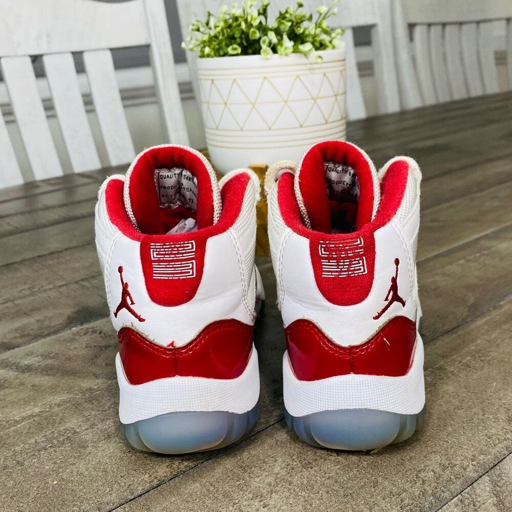 Nike Air Jordan 11 Retro Cherry  Sneakers Size 12C - Picture 4 of 6